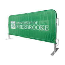 Polyester Event Barricade Covers Roadside Barricade Fence Cover For Event Barricade Barrier Jacket Cover